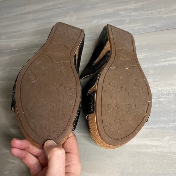 Dansko Leeann Black Burnished Calf 38 (US Women's 7.5-8) Regular - Picture 6 of 7